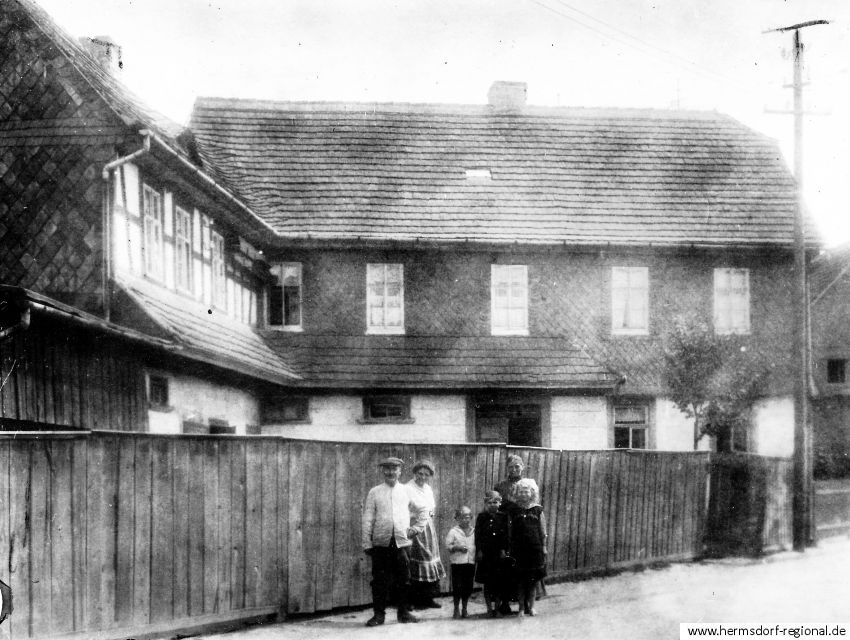 Wohnhaus der Familie Himmelreich Hermsdorf, Naumburger Str. 2 (um 1910)